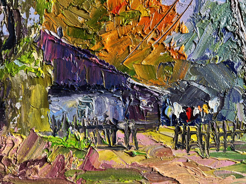 Oil painting September day Boris Serdyuk