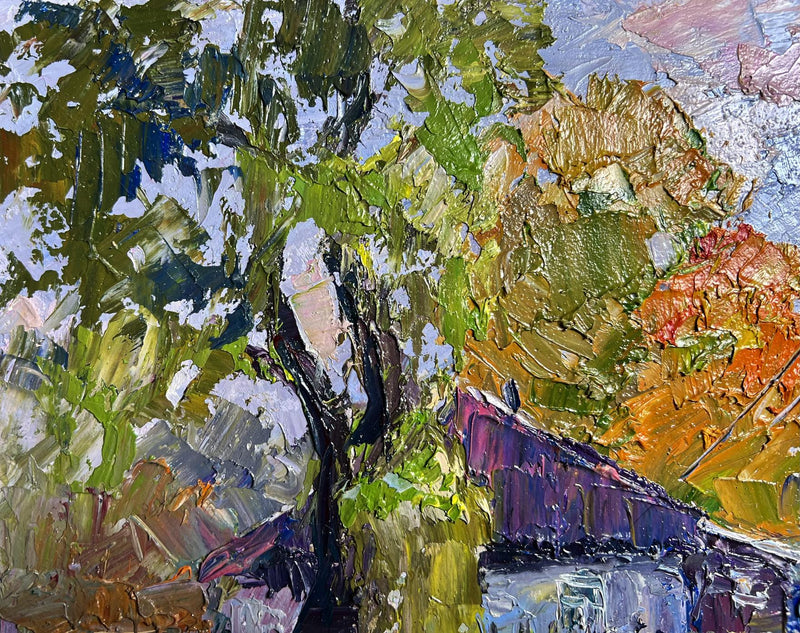 Oil painting September day Boris Serdyuk