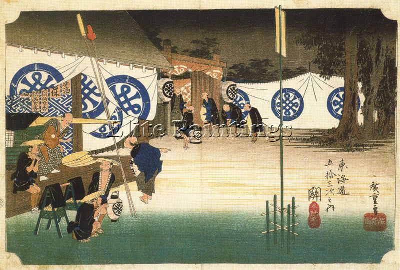HIROSHIGE ANDO ANDO42 ARTIST PAINTING REPRODUCTION HANDMADE OIL CANVAS REPRO ART