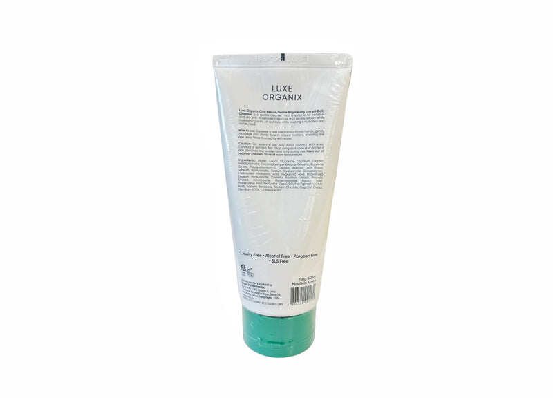 LUXE ORGANIX Cica Rescue Gentle Brightening Low pH Daily Cleanser 150ml