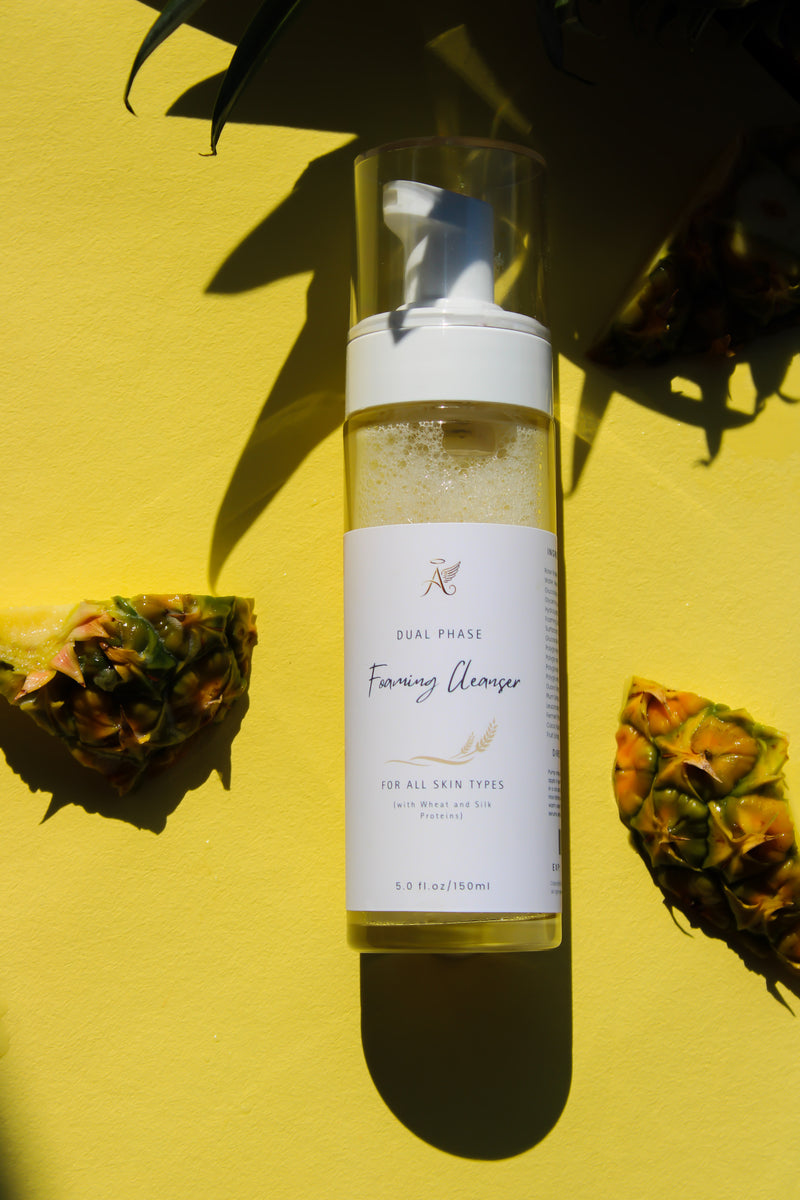 Dual Gentle Foaming Cleanser with Pineapple Enzymes and Wheat Protein