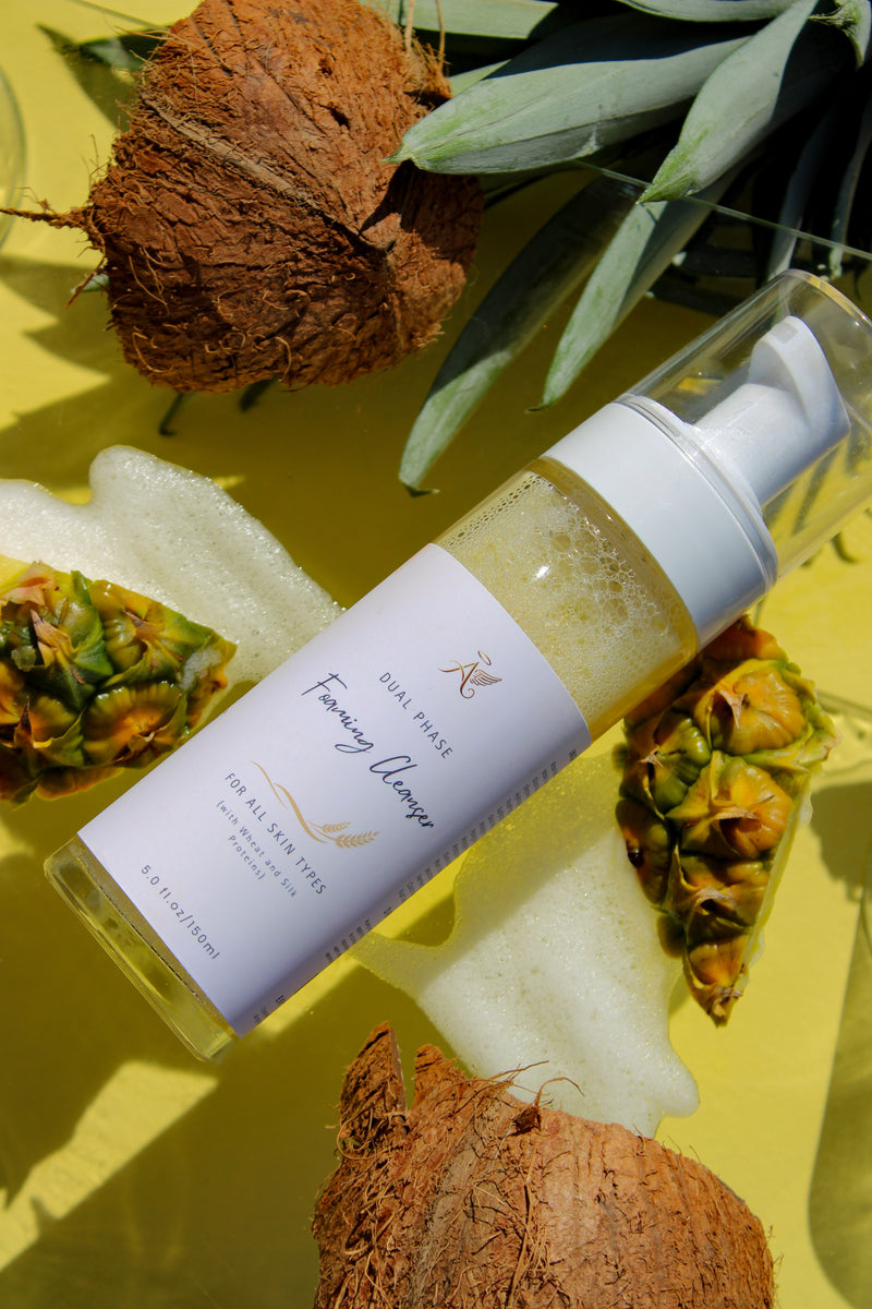 Dual Gentle Foaming Cleanser with Pineapple Enzymes and Wheat Protein