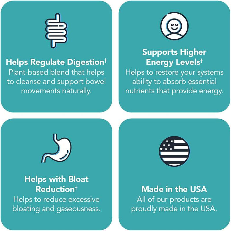 Colon Cleanse - 14 Day Gentle Cleanse, Premium Quality Colon Cleanser to Support Gut Health and Natural Bowel Movements - Vitamin Bounty