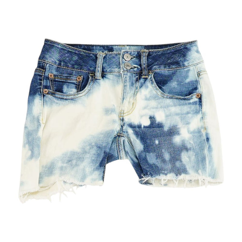 Multi Tie Dye Denim Shorts