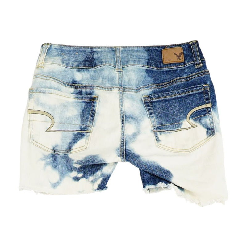 Multi Tie Dye Denim Shorts