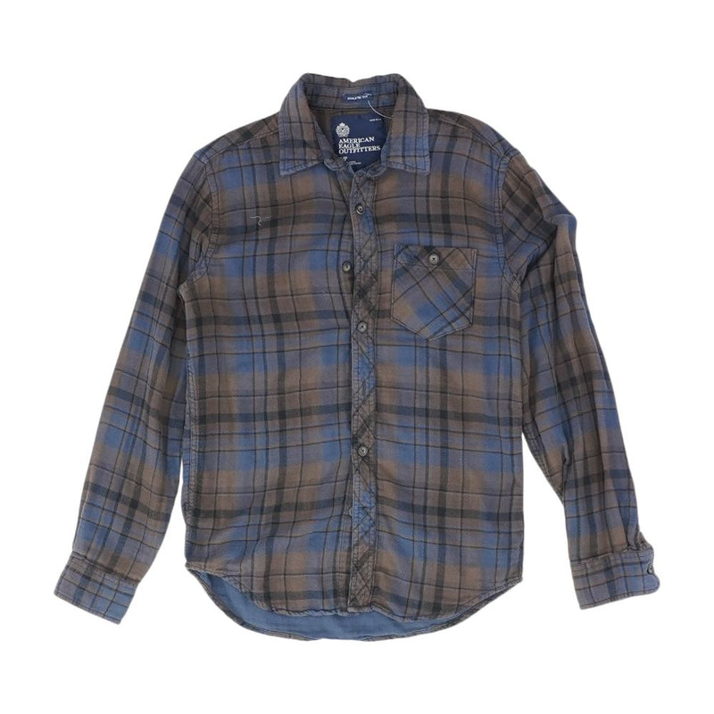 Multi Plaid Flannel Button Down
