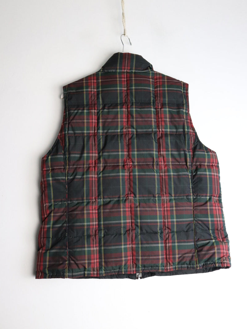 Eddie Bauer Vest Mens Medium Red Goose Down Jacket