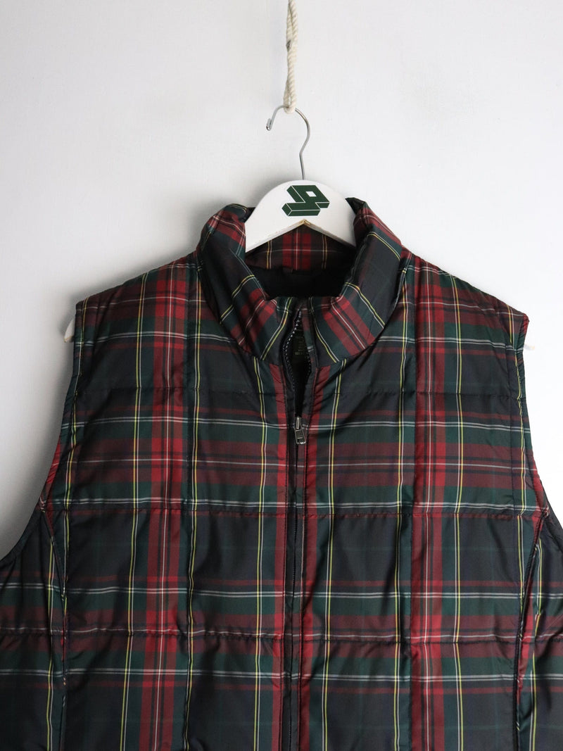 Eddie Bauer Vest Mens Medium Red Goose Down Jacket