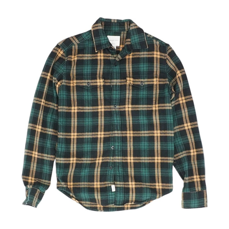 Multi Plaid Flannel Button Down