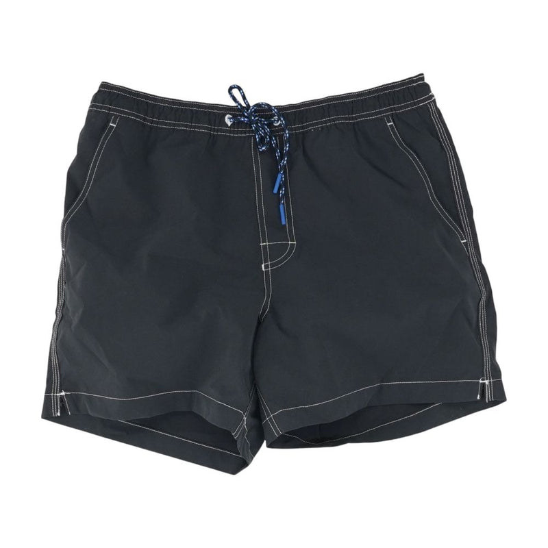 Gray Solid Swim Shorts