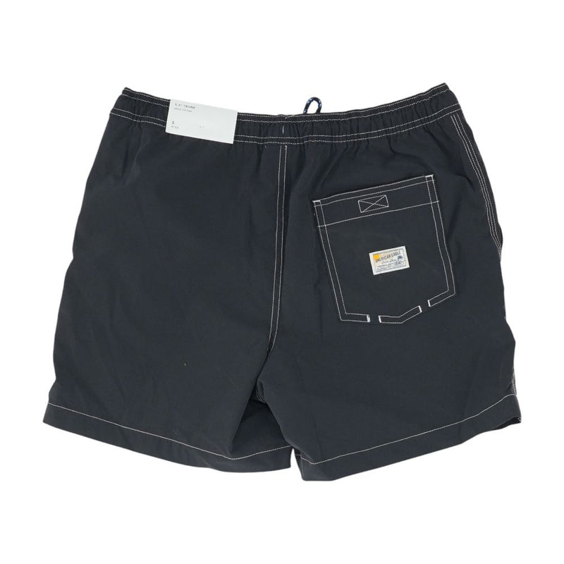 Gray Solid Swim Shorts
