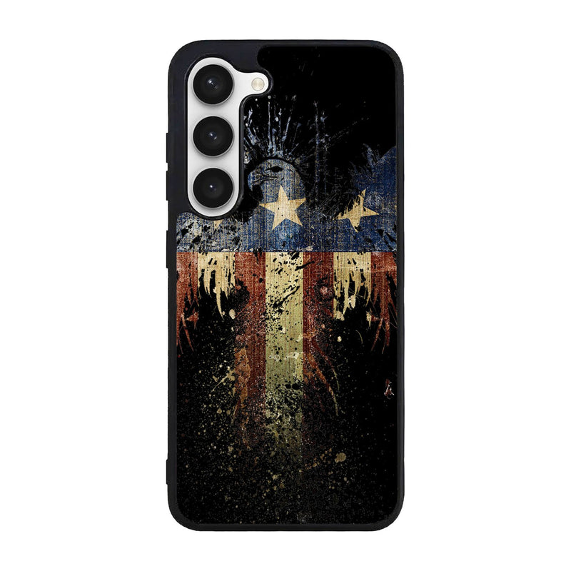 New American Eagle Flag Burning Case Samsung Galaxy S23 Plus 5G BC1863