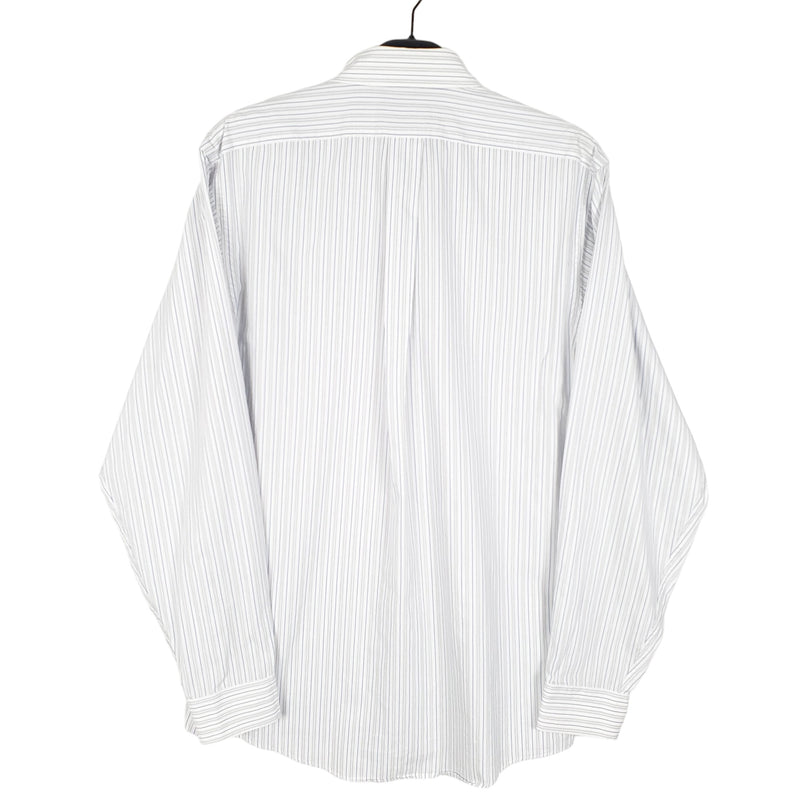 Eddie Bauer Long Sleeve Regular Fit Striped Cotton Shirt S