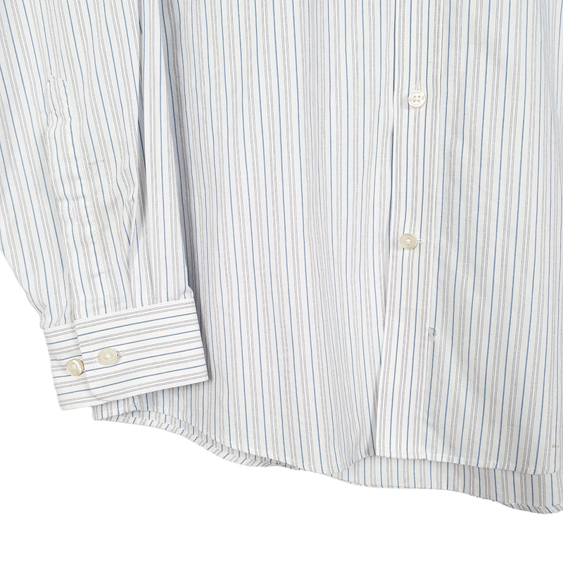 Eddie Bauer Long Sleeve Regular Fit Striped Cotton Shirt S