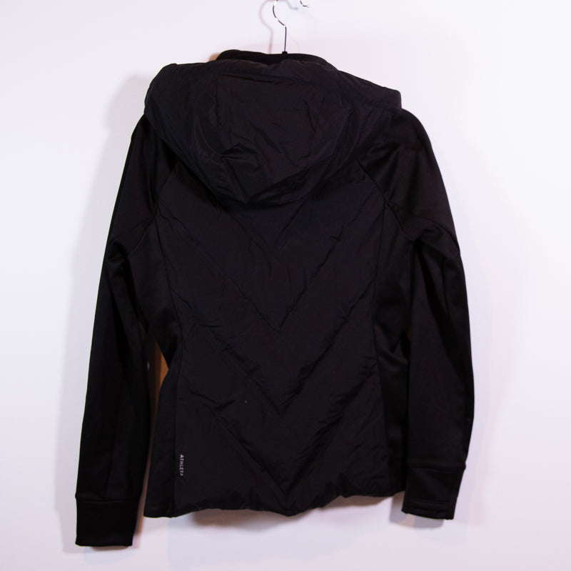 NEW Athleta Inlet Lightweight Quilted Full Zip Athletic Work Out Jacket Black S