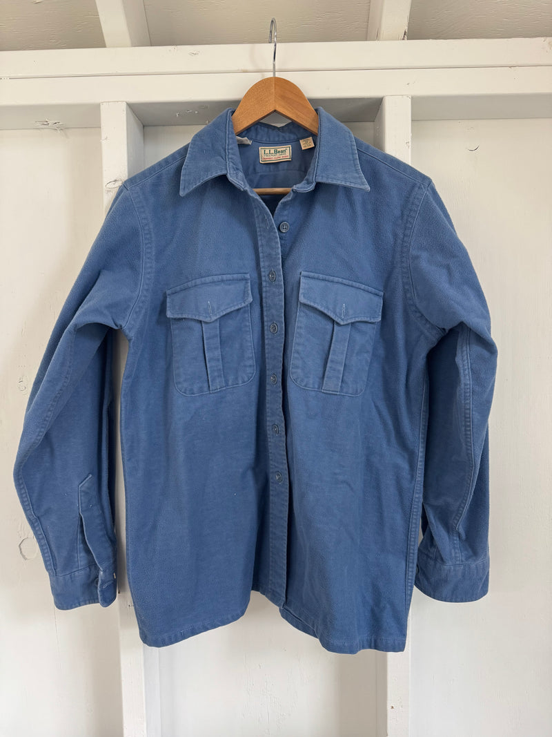 Vintage LL Bean Chamois Shirt - Blue