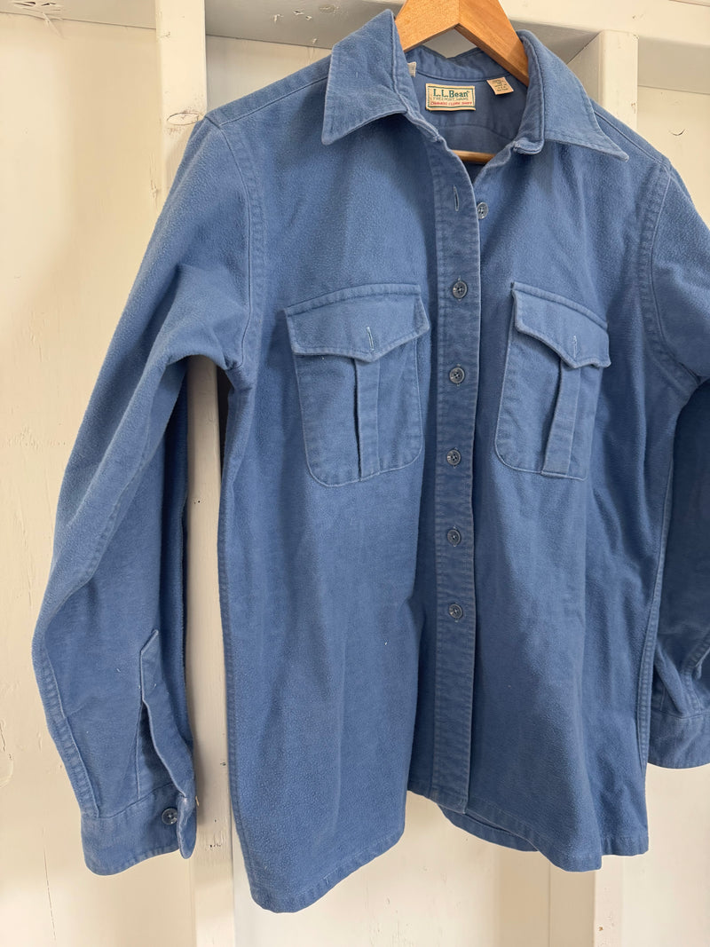 Vintage LL Bean Chamois Shirt - Blue