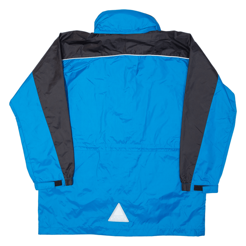 LL BEAN Boys Shell Jacket Blue Hooded L