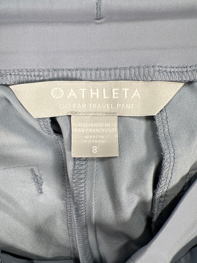 Athleta Women’s Light Blue Go Far Cargo Travel Pants - 8