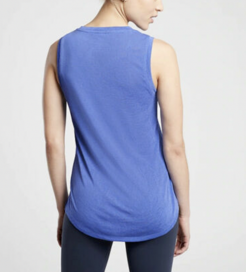 Athleta Periwinkle Blue Sleeveless Breezy Top Tank