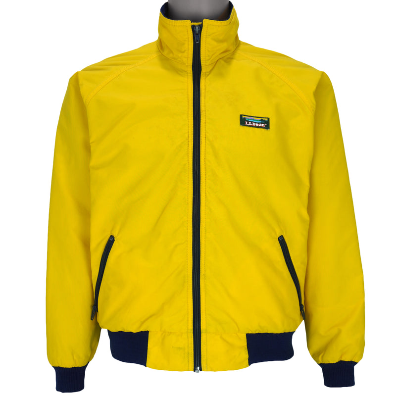 LL Bean - Yellow Bomber Jacket 1980s Medium