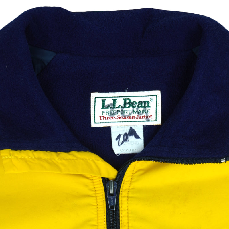 LL Bean - Yellow Bomber Jacket 1980s Medium